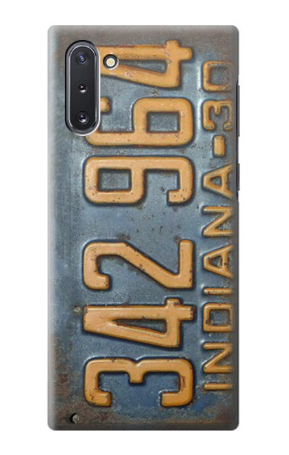 S3750 Vintage Vehicle Registration Plate Case For Samsung Galaxy Note 10