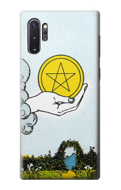 S3722 Tarot Card Ace of Pentacles Coins Case For Samsung Galaxy Note 10 Plus