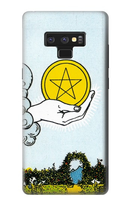 S3722 Tarot Card Ace of Pentacles Coins Case For Note 9 Samsung Galaxy Note9