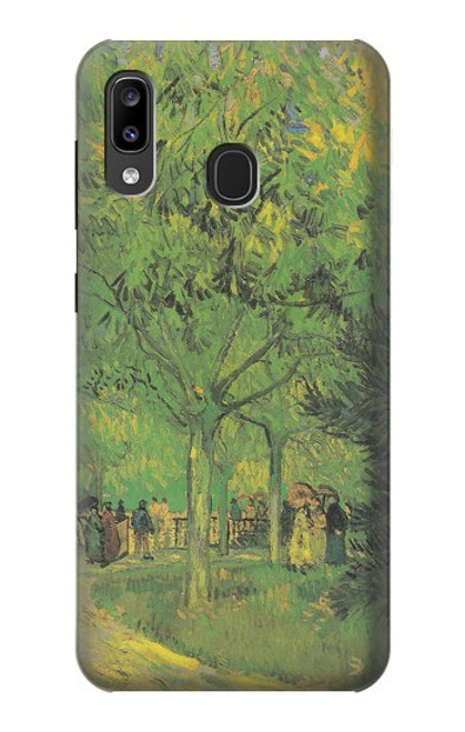 S3748 Van Gogh A Lane in a Public Garden Case For Samsung Galaxy A20, Galaxy A30