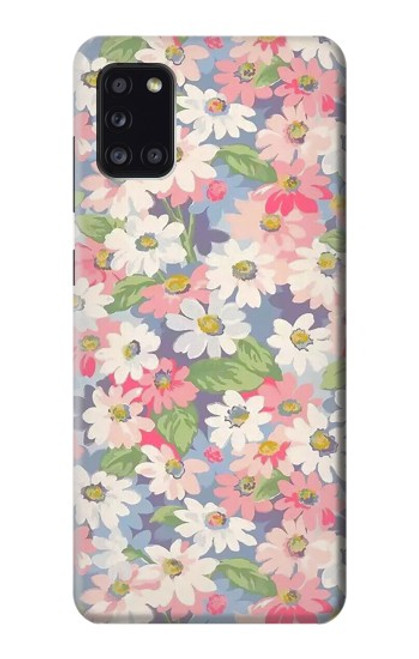 S3688 Floral Flower Art Pattern Case For Samsung Galaxy A31