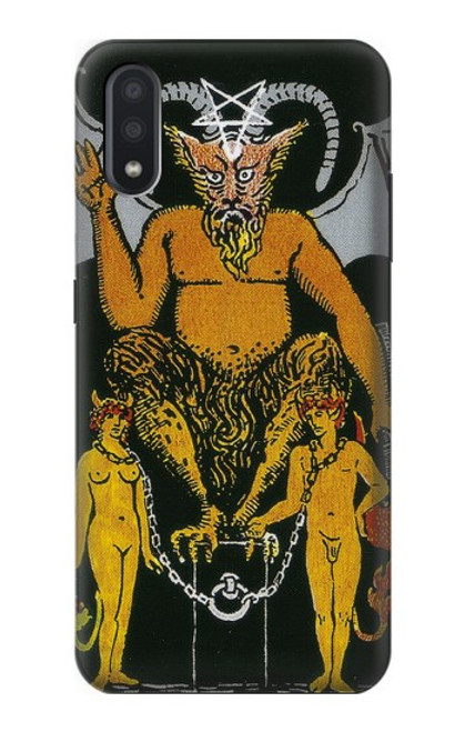 S3740 Tarot Card The Devil Case For Samsung Galaxy A01