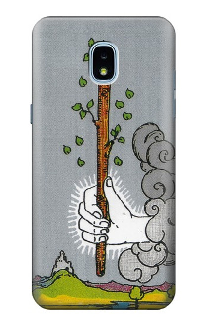 S3723 Tarot Card Age of Wands Case For Samsung Galaxy J3 (2018), J3 Star, J3 V 3rd Gen, J3 Orbit, J3 Achieve, Express Prime 3, Amp Prime 3