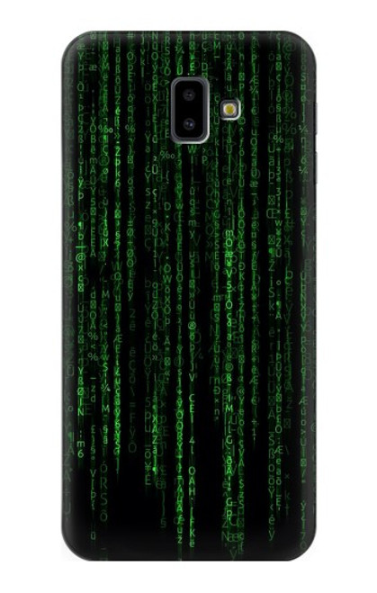 S3668 Binary Code Case For Samsung Galaxy J6+ (2018), J6 Plus (2018)