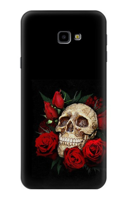 S3753 Dark Gothic Goth Skull Roses Case For Samsung Galaxy J4+ (2018), J4 Plus (2018)