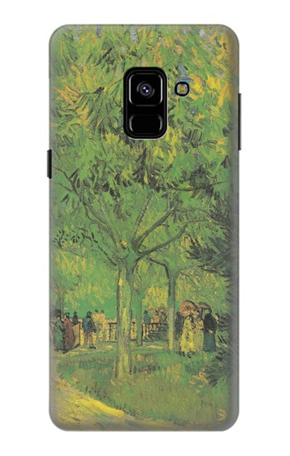 S3748 Van Gogh A Lane in a Public Garden Case For Samsung Galaxy A8 (2018)