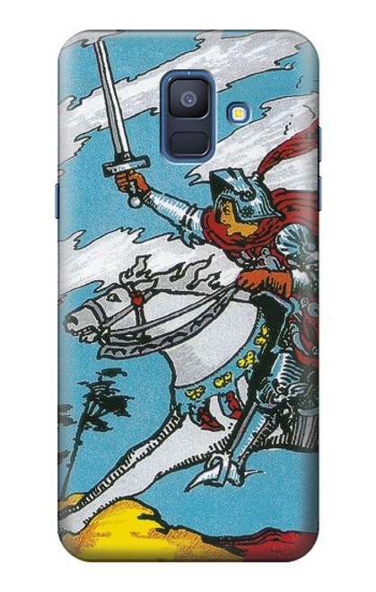 S3731 Tarot Card Knight of Swords Case For Samsung Galaxy A6 (2018)
