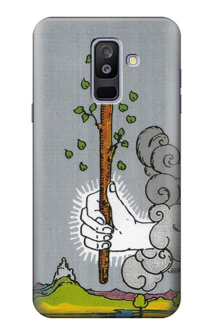 S3723 Tarot Card Age of Wands Case For Samsung Galaxy A6+ (2018), J8 Plus 2018, A6 Plus 2018