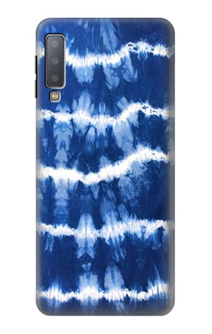 S3671 Blue Tie Dye Case For Samsung Galaxy A7 (2018)