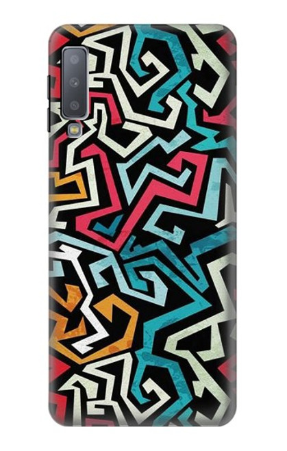 S3712 Pop Art Pattern Case For Samsung Galaxy A7 (2018)