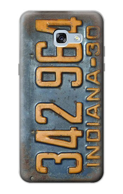 S3750 Vintage Vehicle Registration Plate Case For Samsung Galaxy A5 (2017)