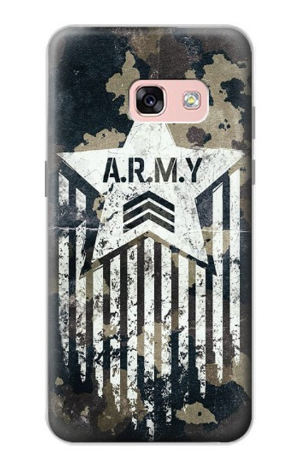 S3666 Army Camo Camouflage Case For Samsung Galaxy A3 (2017)