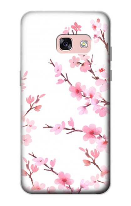 S3707 Pink Cherry Blossom Spring Flower Case For Samsung Galaxy A3 (2017)