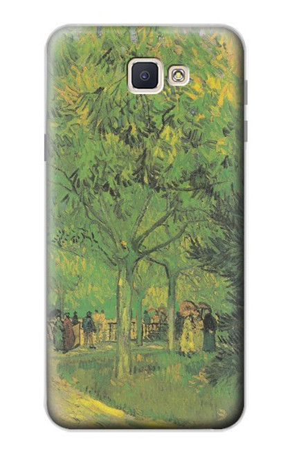 S3748 Van Gogh A Lane in a Public Garden Case For Samsung Galaxy J7 Prime (SM-G610F)