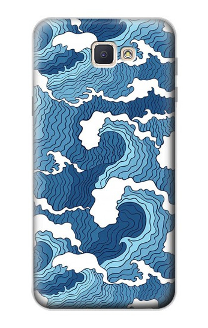 S3751 Wave Pattern Case For Samsung Galaxy J7 Prime (SM-G610F)