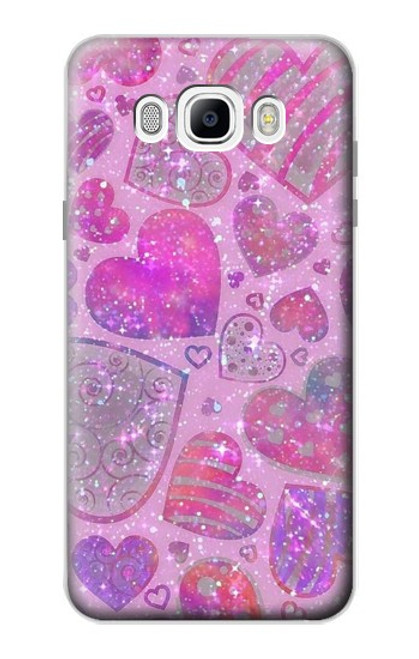S3710 Pink Love Heart Case For Samsung Galaxy J7 (2016)
