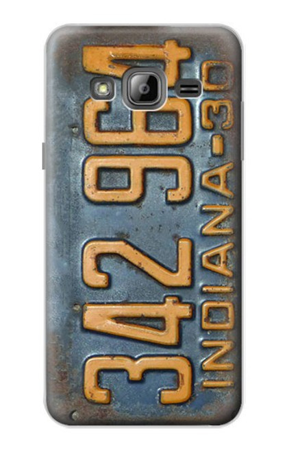 S3750 Vintage Vehicle Registration Plate Case For Samsung Galaxy J3 (2016)