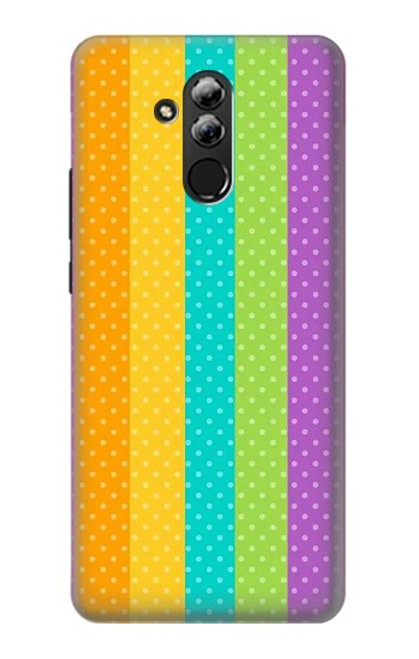 S3678 Colorful Rainbow Vertical Case For Huawei Mate 20 lite