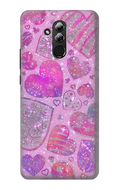 S3710 Pink Love Heart Case For Huawei Mate 20 lite