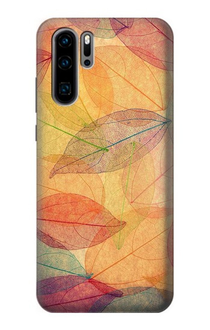 S3686 Fall Season Leaf Autumn Case For Huawei P30 Pro