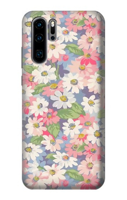 S3688 Floral Flower Art Pattern Case For Huawei P30 Pro