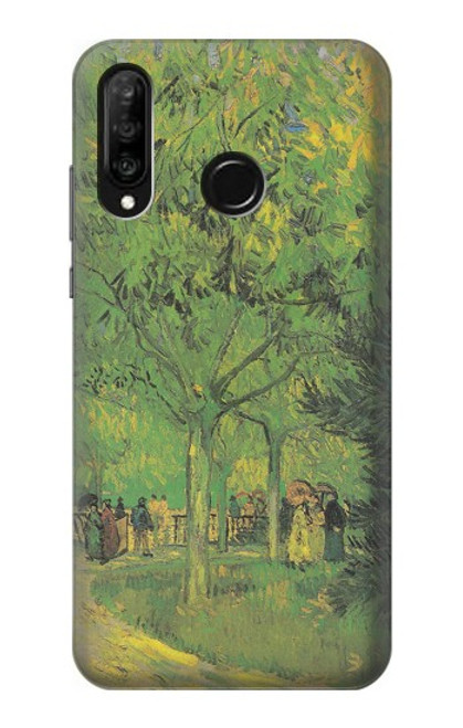 S3748 Van Gogh A Lane in a Public Garden Case For Huawei P30 lite