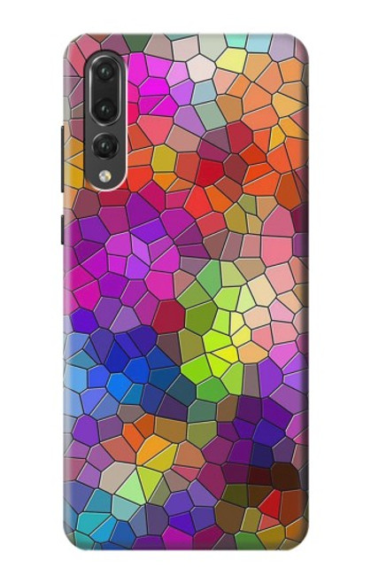 S3677 Colorful Brick Mosaics Case For Huawei P20 Pro