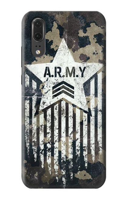 S3666 Army Camo Camouflage Case For Huawei P20