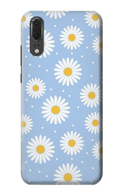 S3681 Daisy Flowers Pattern Case For Huawei P20