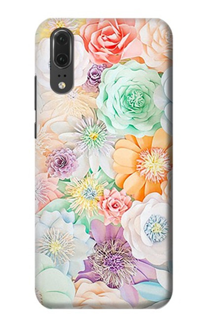 S3705 Pastel Floral Flower Case For Huawei P20