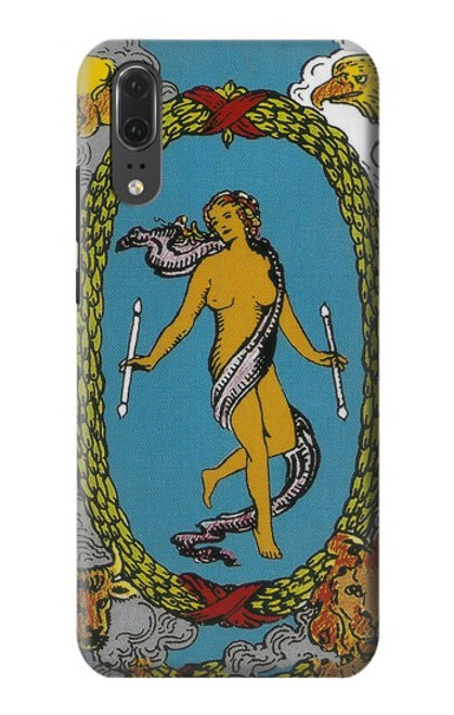 S3746 Tarot Card The World Case For Huawei P20