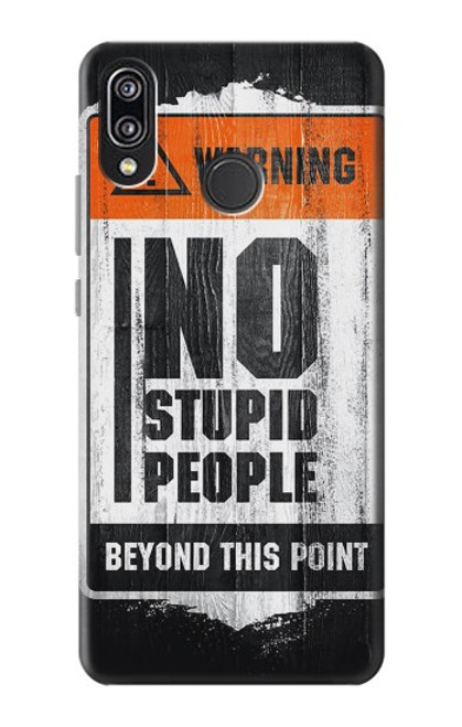 S3704 No Stupid People Case For Huawei P20 Lite