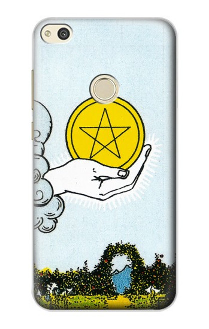 S3722 Tarot Card Ace of Pentacles Coins Case For Huawei P8 Lite (2017)