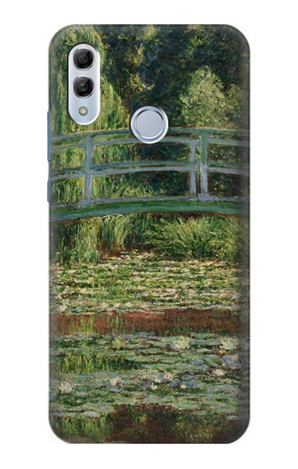 S3674 Claude Monet Footbridge and Water Lily Pool Case For Huawei Honor 10 Lite, Huawei P Smart 2019
