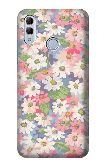 S3688 Floral Flower Art Pattern Case For Huawei Honor 10 Lite, Huawei P Smart 2019