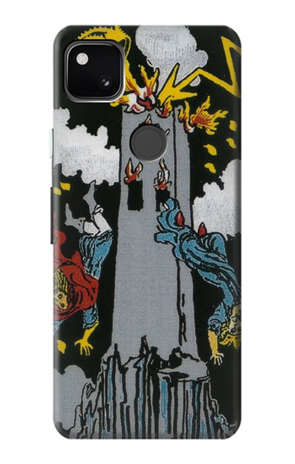 S3745 Tarot Card The Tower Case For Google Pixel 4a