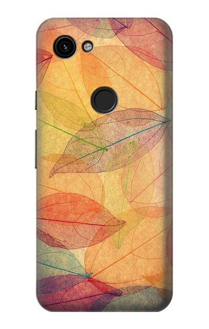 S3686 Fall Season Leaf Autumn Case For Google Pixel 3a