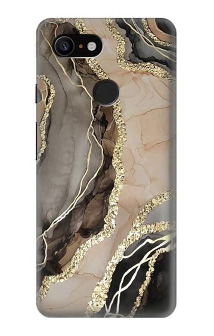 S3700 Marble Gold Graphic Printed Case For Google Pixel 3