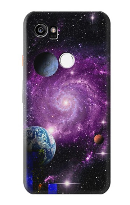 S3689 Galaxy Outer Space Planet Case For Google Pixel 2 XL