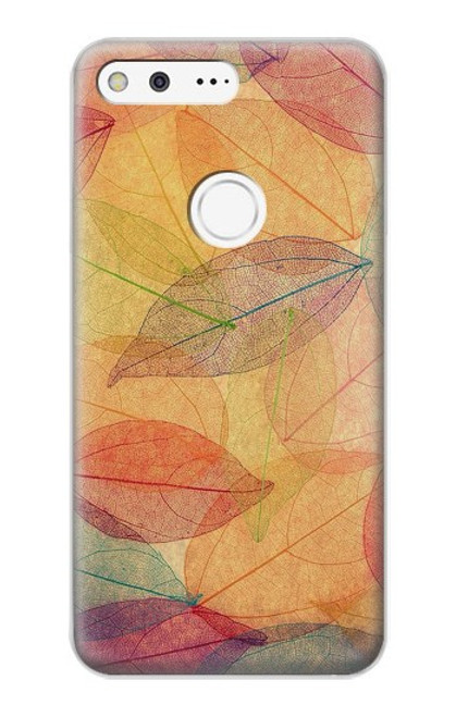 S3686 Fall Season Leaf Autumn Case For Google Pixel XL