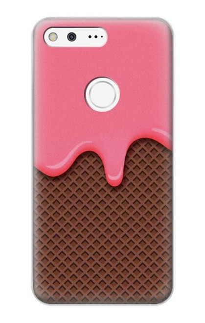 S3754 Strawberry Ice Cream Cone Case For Google Pixel XL
