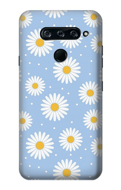 S3681 Daisy Flowers Pattern Case For LG V40, LG V40 ThinQ