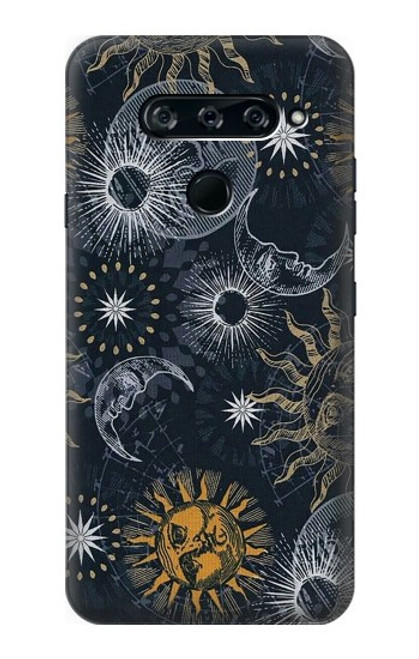S3702 Moon and Sun Case For LG V40, LG V40 ThinQ