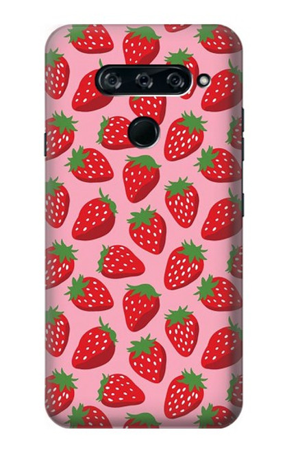 S3719 Strawberry Pattern Case For LG V40, LG V40 ThinQ