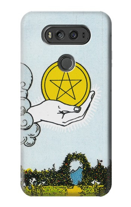 S3722 Tarot Card Ace of Pentacles Coins Case For LG V20