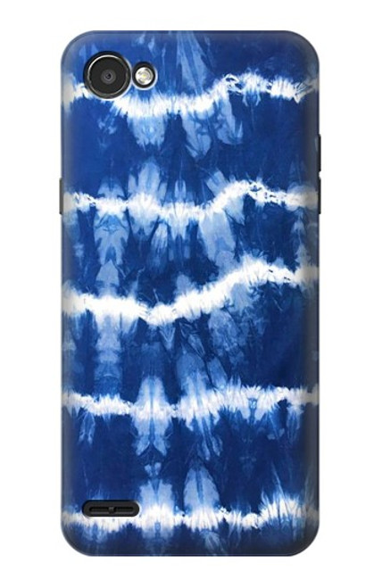 S3671 Blue Tie Dye Case For LG Q6