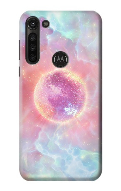 S3709 Pink Galaxy Case For Motorola Moto G8 Power