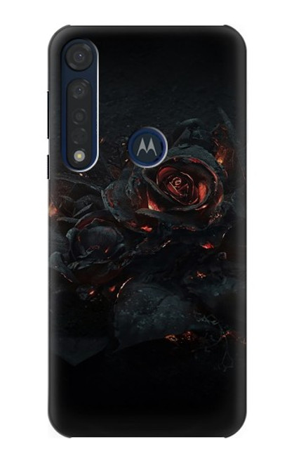 S3672 Burned Rose Case For Motorola Moto G8 Plus