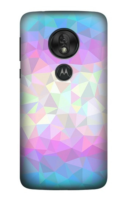 S3747 Trans Flag Polygon Case For Motorola Moto G7 Play