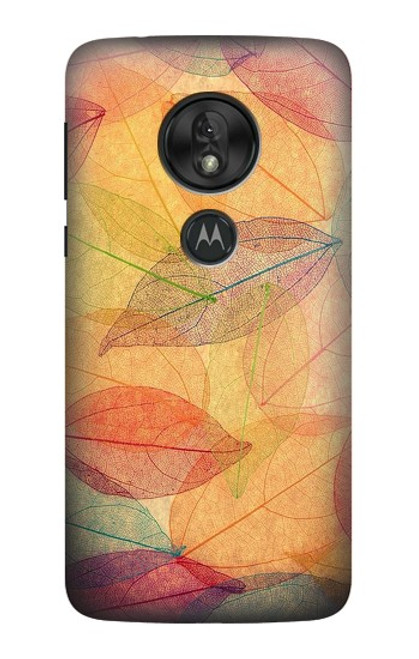 S3686 Fall Season Leaf Autumn Case For Motorola Moto G7 Power